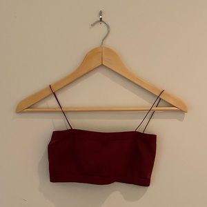Urban outfitters burgundy bralette/ bandeau